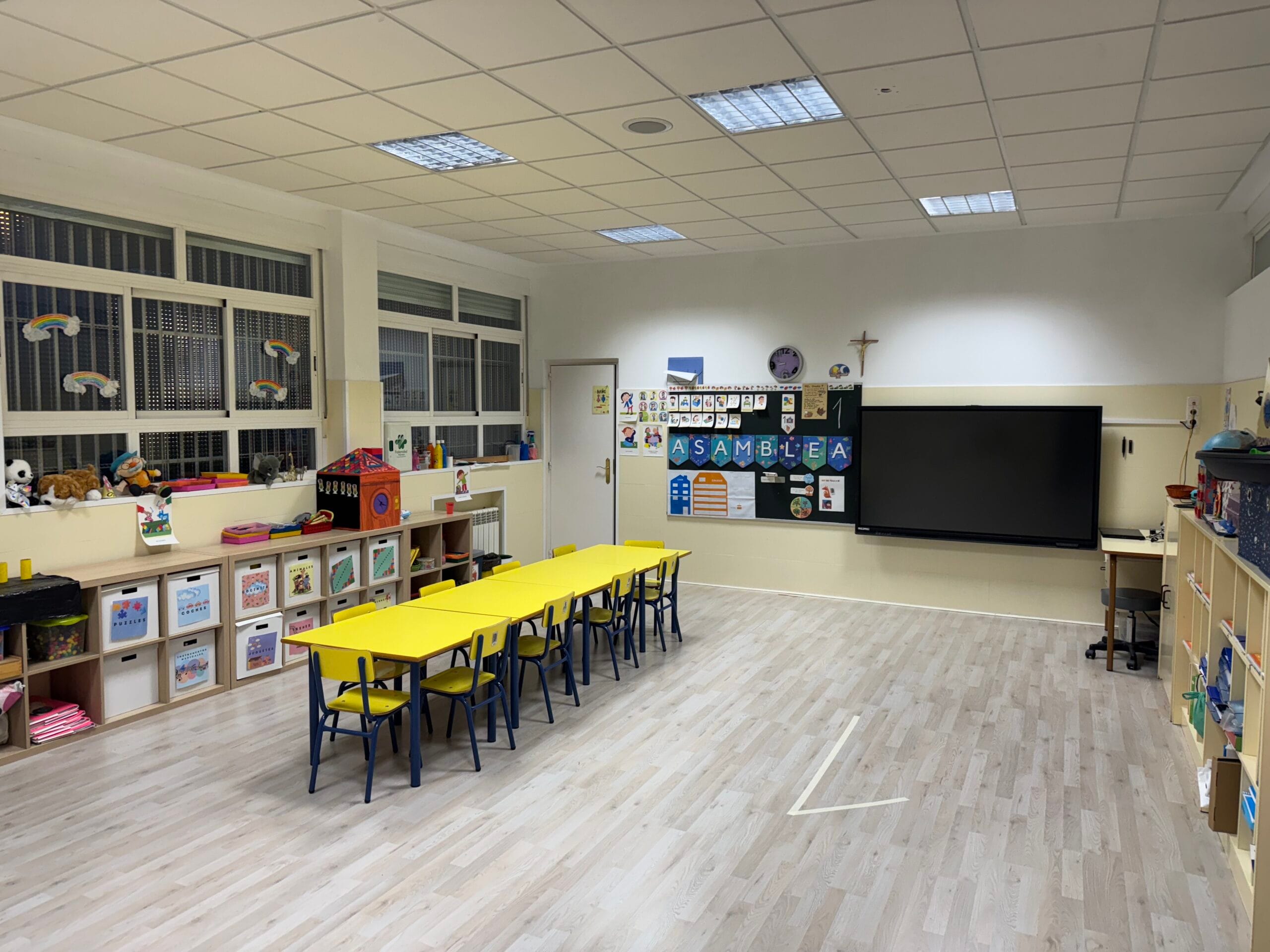 Nuevos espacios para crecer: renovamos las aulas de Educación Infantil.