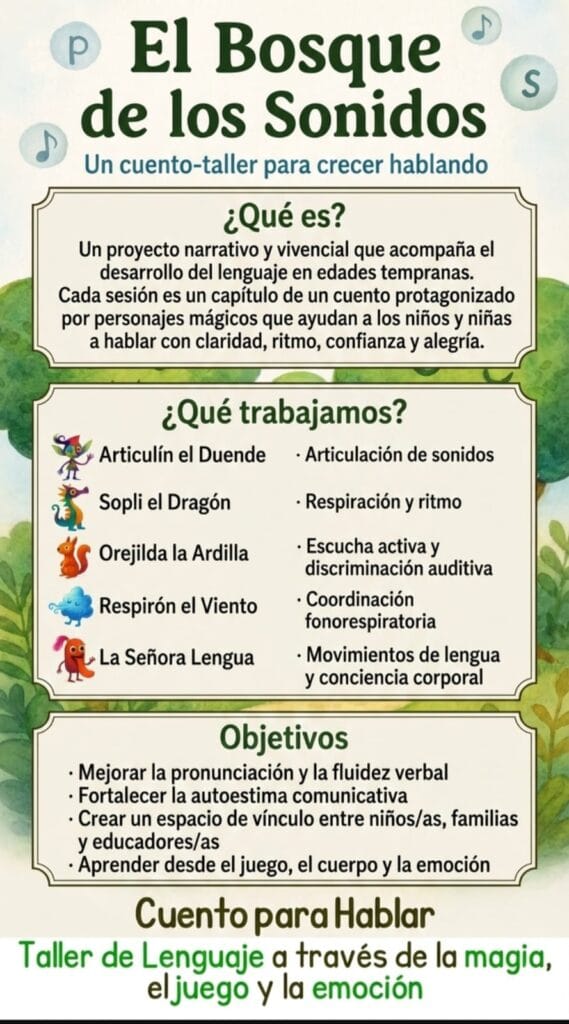 Comienza el taller “El Bosque de los Sonidos” en el colegio Buen Consejo