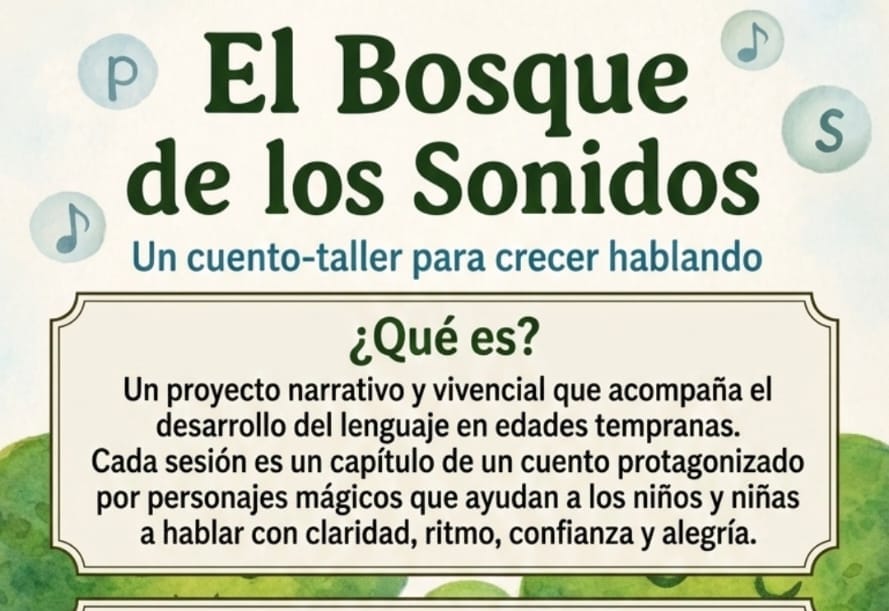 Comienza el taller “El Bosque de los Sonidos” en el colegio Buen Consejo