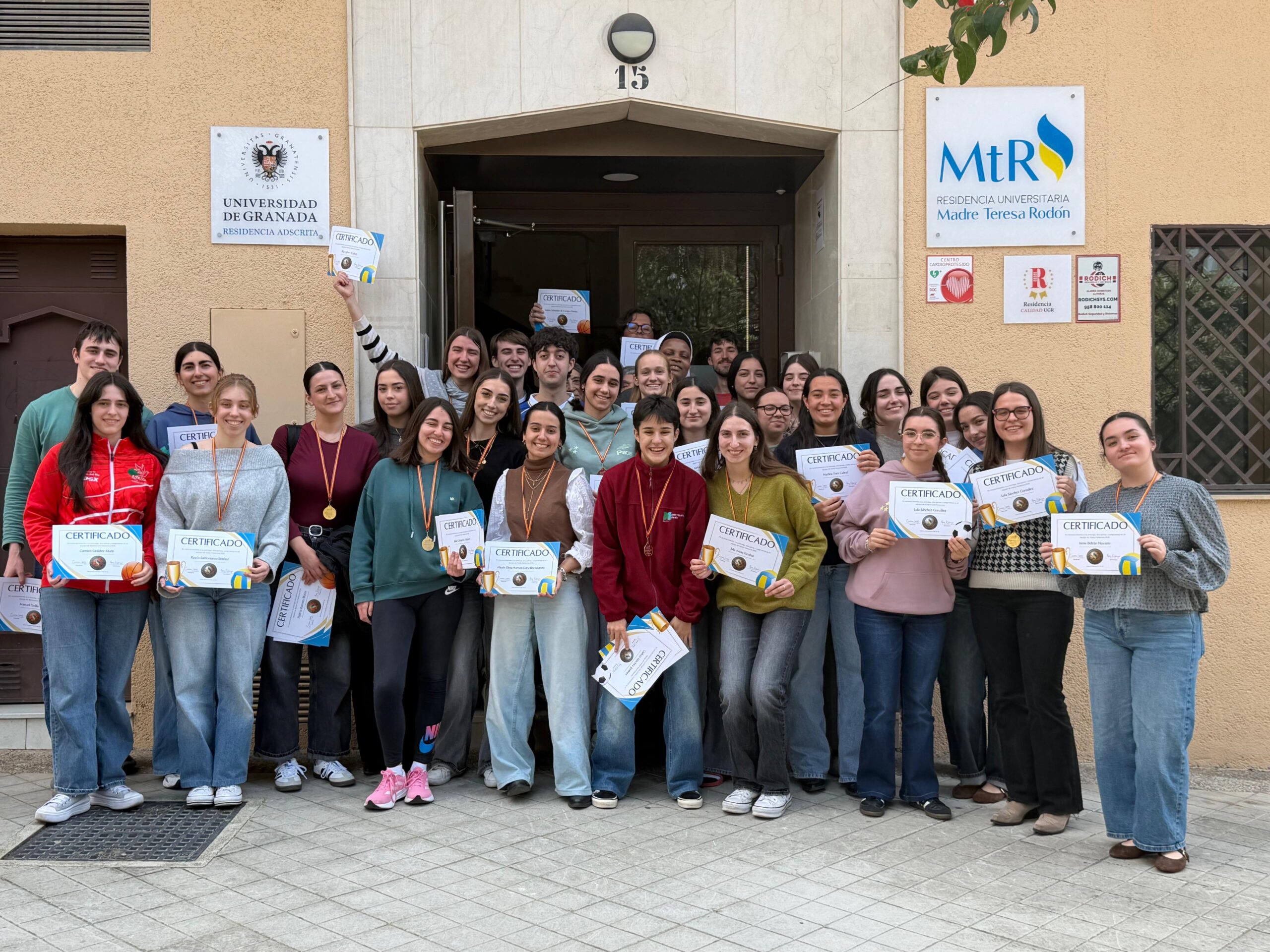 Celebración en la Residencia Universitaria Madre Teresa Rodón