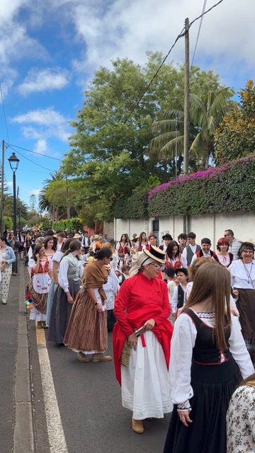 Paseo romero del Buen Consejo La Laguna en el Día de Canarias