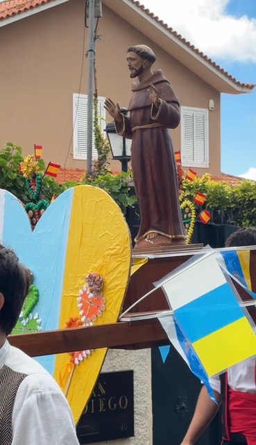 Paseo romero del Buen Consejo La Laguna en el Día de Canarias